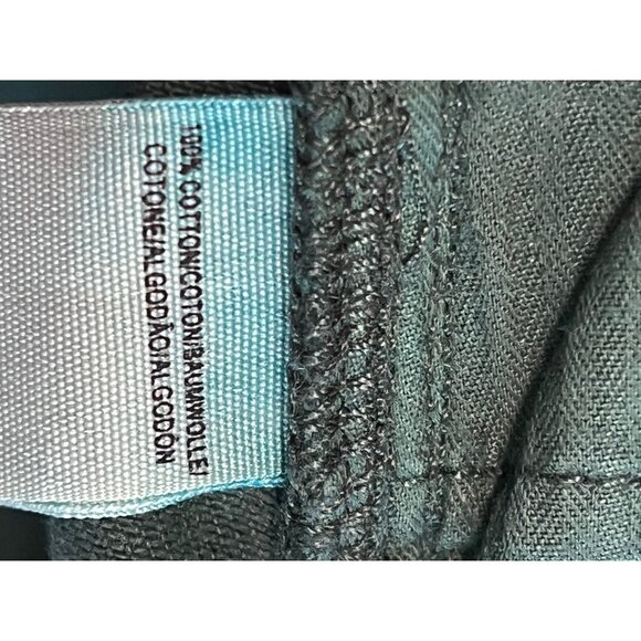 Free People We The Free Cotton Zip Up Women’s Size 26 Green Mini Denim Skirt - Picture 4 of 7